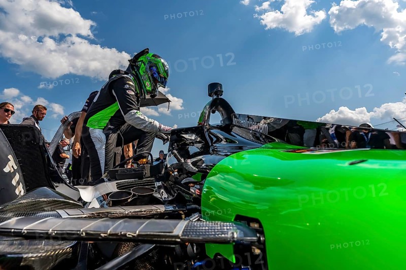 CONOR DALY (78) (USA) of Noblesville, Indiana prepares to qualify for the Bommarito Automotive Group 500 at the World Wide Technology Raceway in Madison, IL