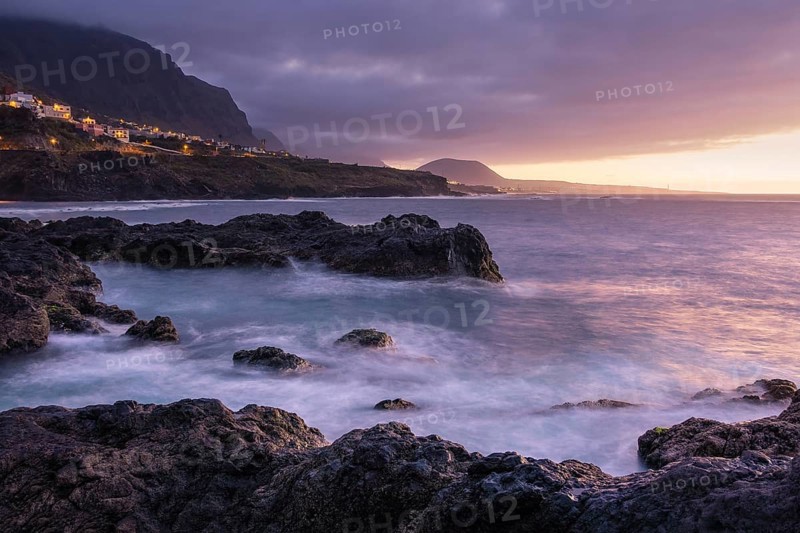 Sunset in Garachico on the Canary Island of Tenerife