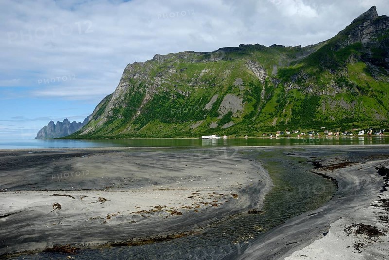 Steinfjord, Senja, Troms, Norway, Europe