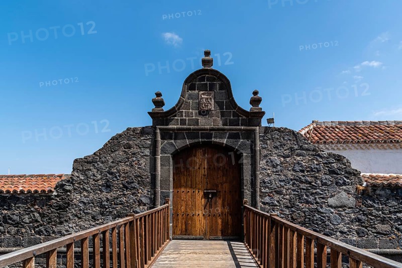 The fortress Castillo de Santa Catalina, Santa Cruz de la Palma, La Palma, Canary Islands, Spain, Europe