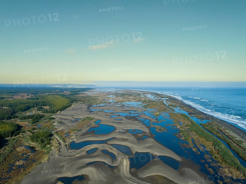Whetland nea ocean in seventh region Maule in Chile