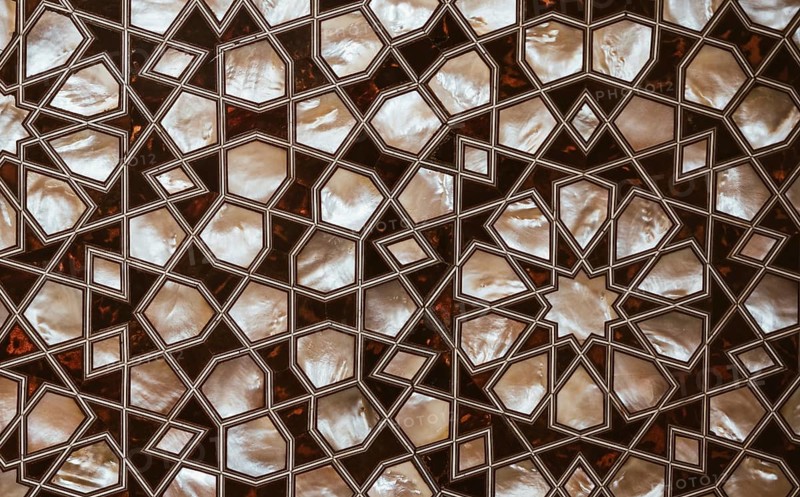 Ottoman art example of Mother of Pearl inlays