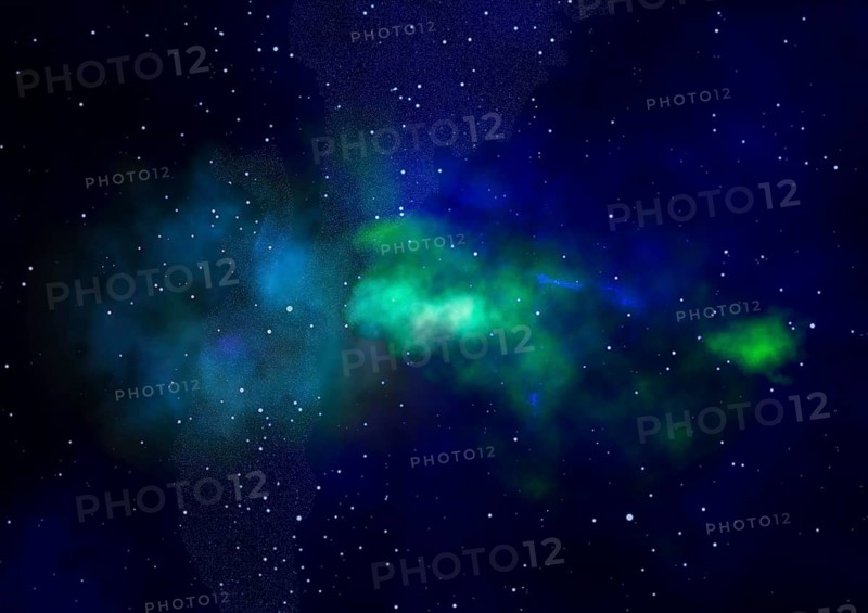 Far being shone nebula and star field against space. Elements of this image furnished by NASA