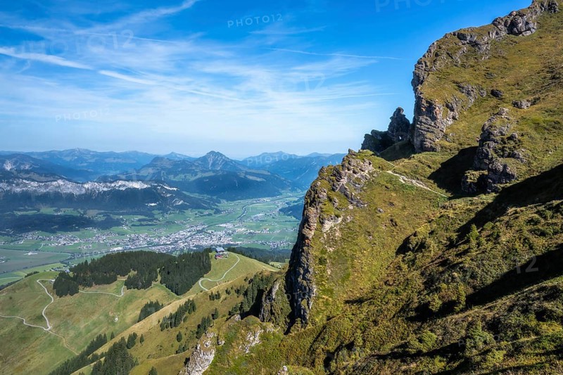 View from the Kitzbüheler Horn in Austria