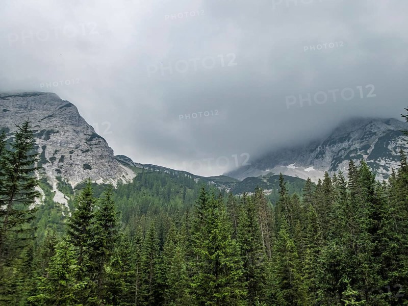 Rainy hike near Ehrwald at the Tiroler Zugspitz Arena