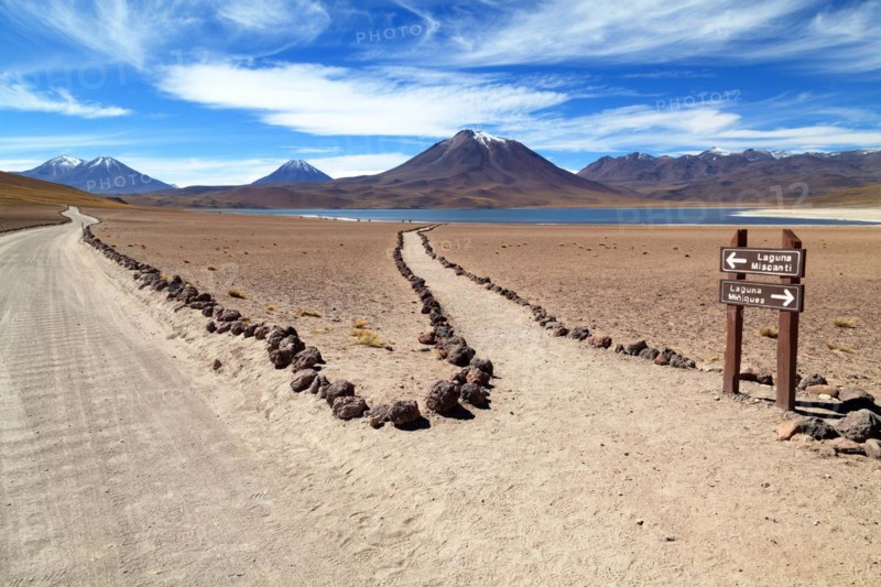 Laguna Miscanti in the Atacama Desert in Chile