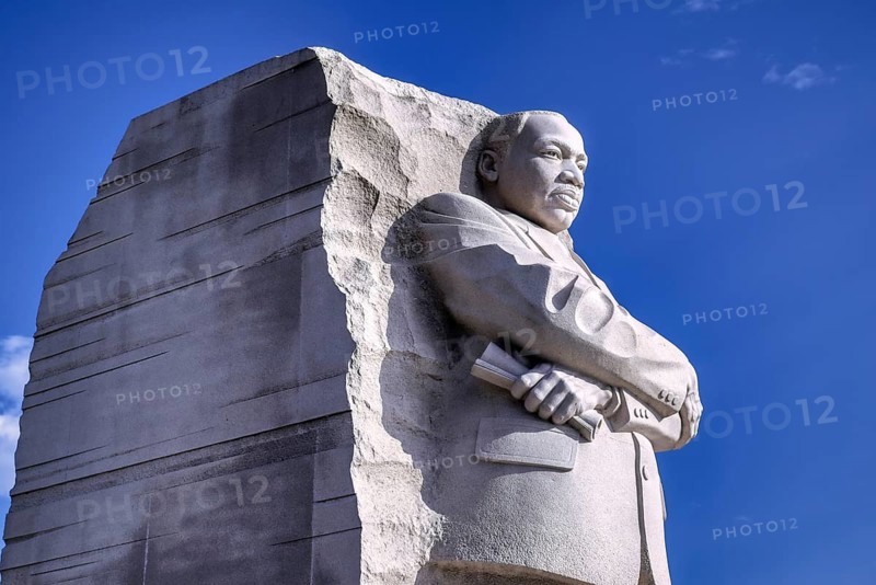 Washington DC, USA - October 15, 2021: The Martin Luther King Jr. Memorial on the National Mall in Washington DC