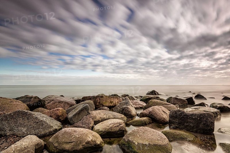 Stones on the coast of the Baltic Sea