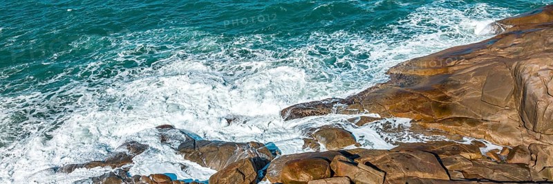 Guarda do Embaú beach in Santa Catarina. panoramic aerial view