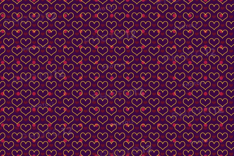 Valentine's Day template with heartsfor banners, inviations, advertisements, cards