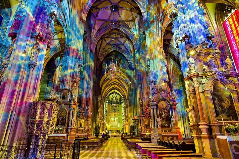 St Stephen's Cathedral in the city of Vienna in Austria