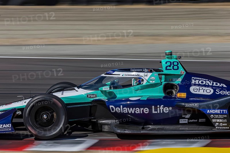 MARCUS ERICSSON (28) of Kumla, Sweden practices for the Firestone Grand Prix of Monterey at WeatherTech Raceway Laguna Seca in Salinas, CA