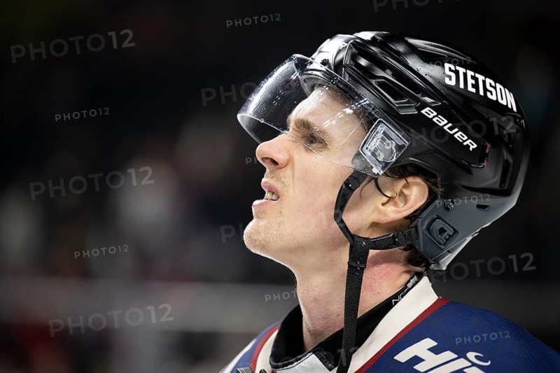 LanxessArena, Cologne, North Rhine-Westphalia, Louis- Marc Aubry (Cologne Sharks, #15), PENNY DEL, Cologne Sharks-Iserlohn Roosters on 04.03.2025 at the LanxessArena in Cologne Germany