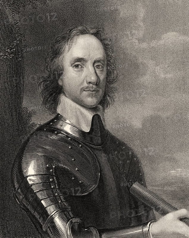 Oliver Cromwell, 1599-1658, Lordprotektor von England, Schottland und Irland, Befehlshaber der Parlamentsarmee
