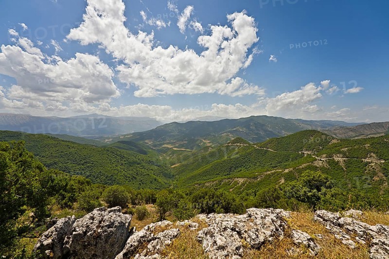 Hotova Dangell national park scenery with view to Alipostivan