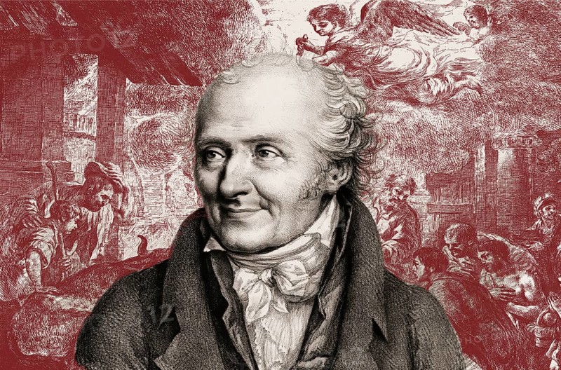 Dominique Vivant, Baron Denon, 1747 – 1825, French artist, writer, diplomat, author and archaeologist, Adoration des bergers, Worship of shepherds, digitally edited