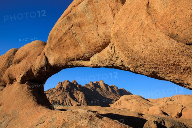 Rock Arch with the Spitzkoppe in the background