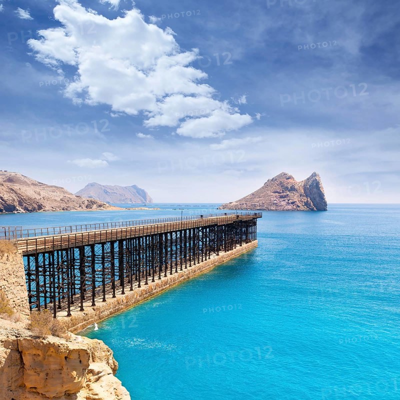 Aguilas Embarcadero del Hornillo pier Murcia in Mediterranean Spain