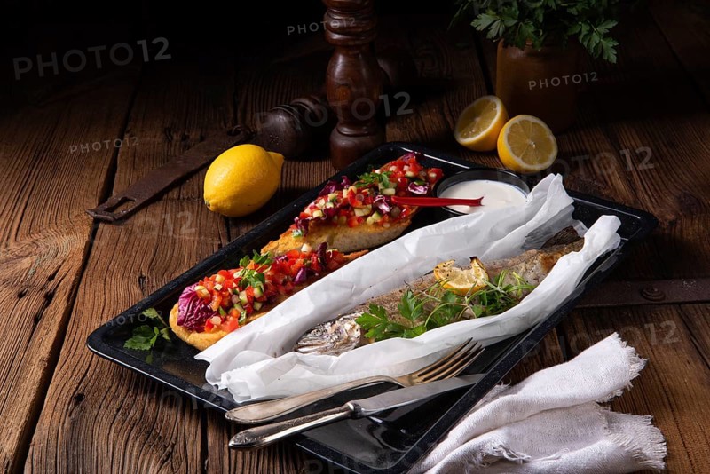 The perfect baked trout with lemon and herbs