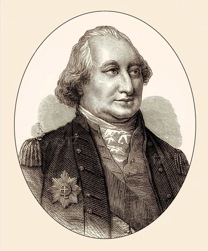 Charles Cornwallis, 1st Marquess Cornwallis, Knight of the Garter, 1738-1805, British General in the American Revolutionary War