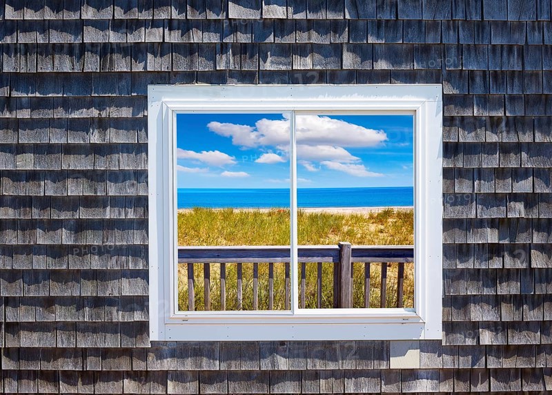 Cape Cod window photomount Massachusetts USA