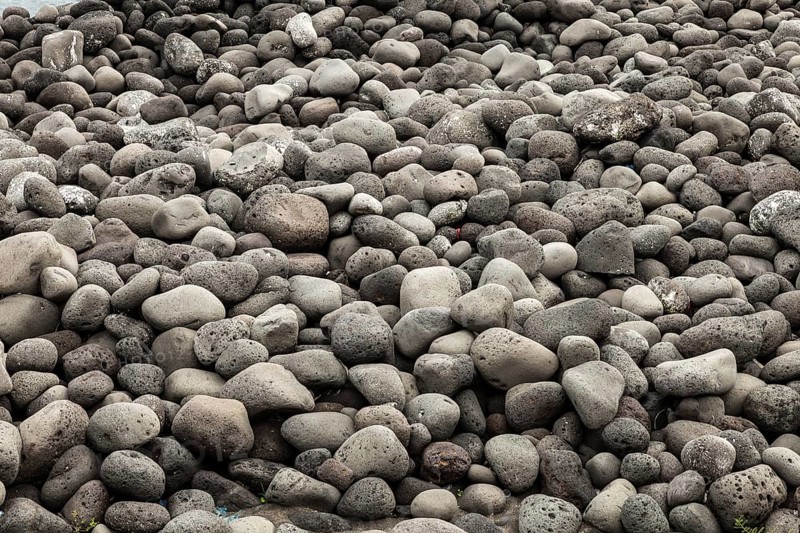 Volcanic rock beach - ideal for backgrounds