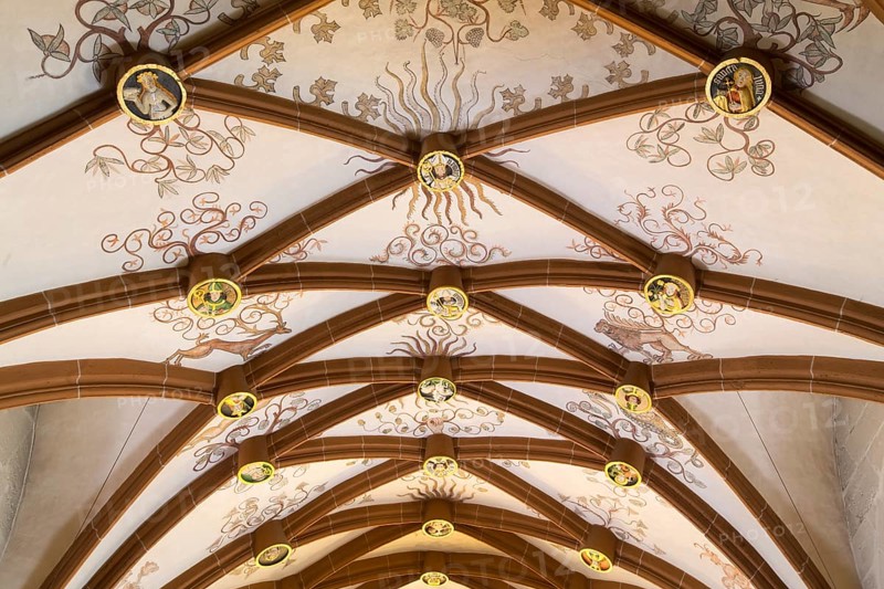 Vault in the nave, St., Sankt, Saint