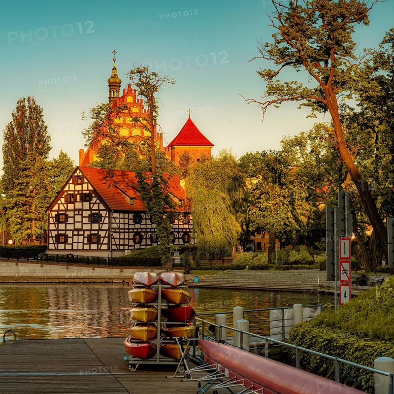 St Martin and St Nicholas Cathedral and Mill Island in Bydgoszcz