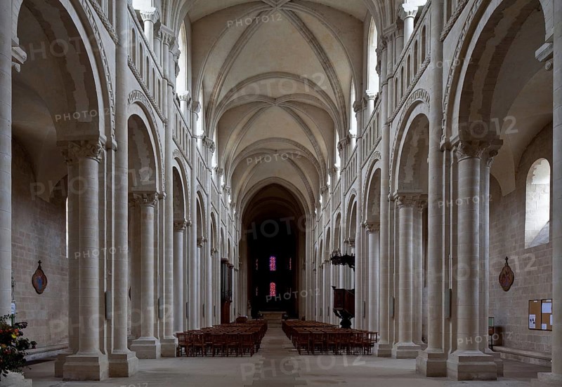 Convent of Sainte-Trinité, view to the east, St., Saint, Saint