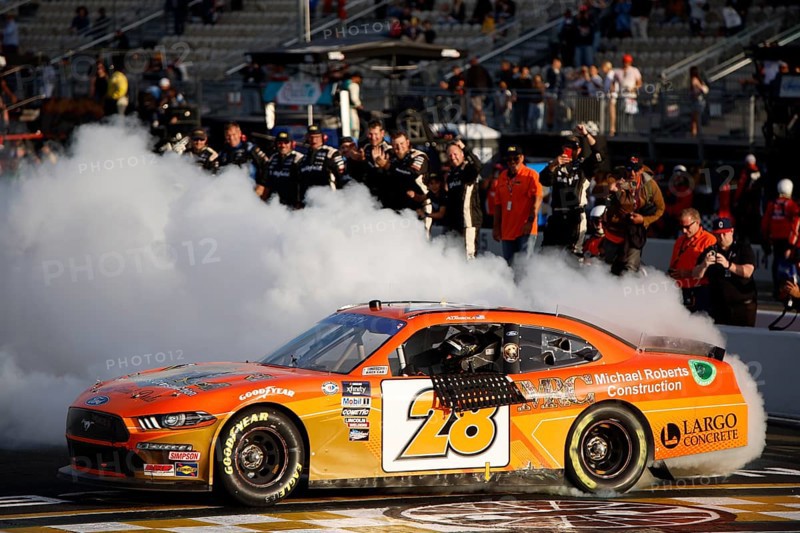 Aric Almirola wins the DoorDash 250 in Sonoma, CA, USA, North America