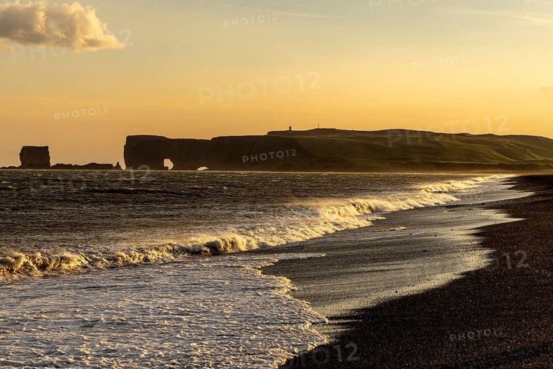 Black beach Reynisfjara, south coast, Iceland, Europe