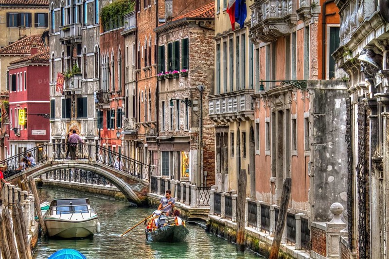 Small waterway in Venice