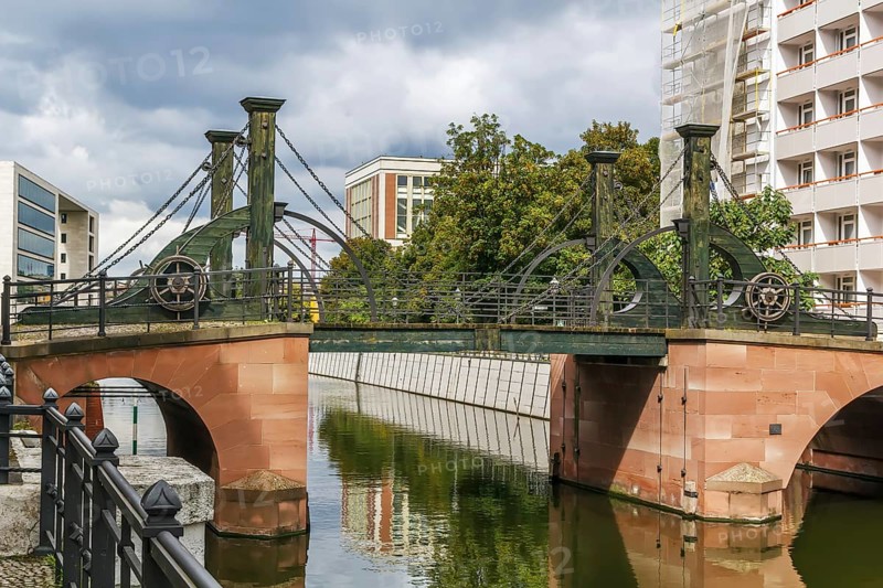 Jungfern Bridge is the oldest bridge in Berlin, Germany, Europe
