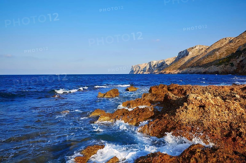 Las Rotas beach in Denia Alicante at Mediterraenan Spain