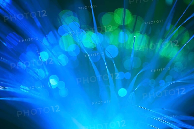 Abstract background blurry lights from optic fibers