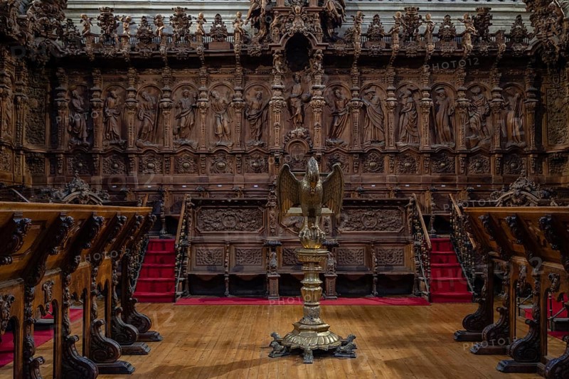 Coro, Catedral de la Asunción de la Virgen, Salamanca, comunidad autónoma de Castilla y León, Spain, Europe