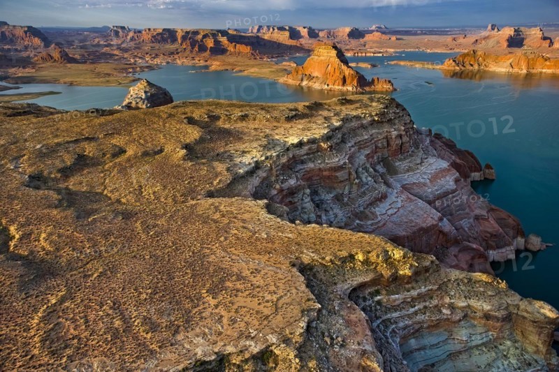 Lake Powell Aerial, Page, Utah, USA, North America
