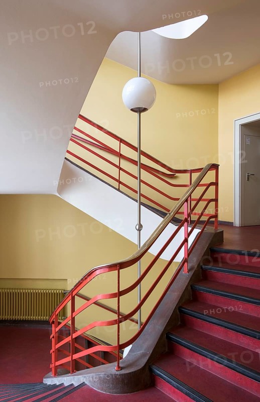 Berlin, Haus des Rundfunks, staircase in the side wing