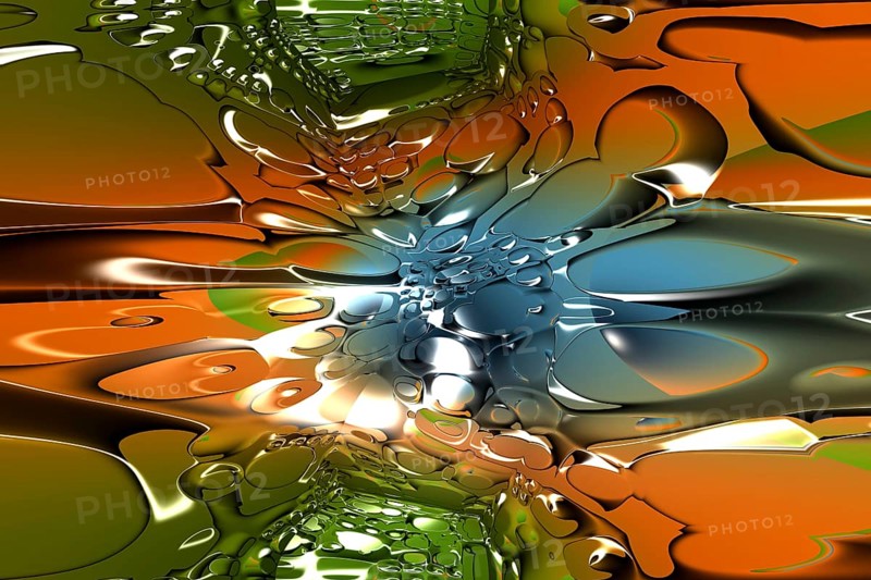 Artistic illustration of an abstract psychedelic background