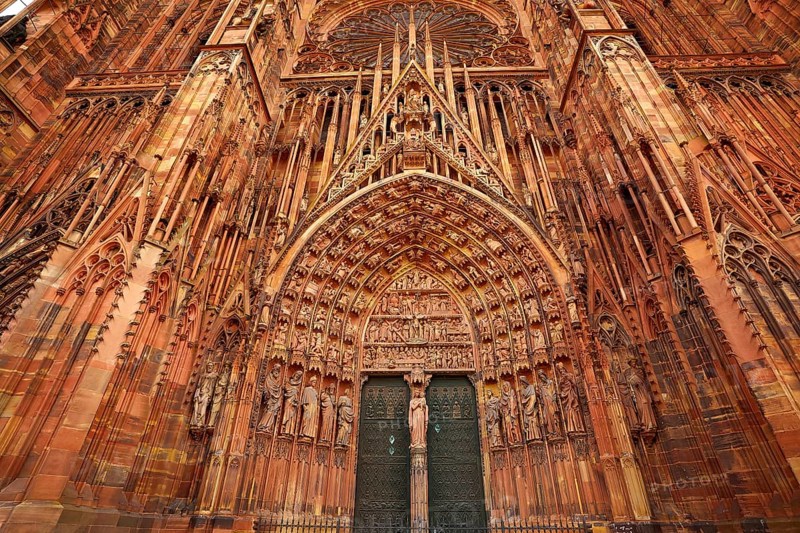 Notre Dame Cathedral in Strasbourg Alsace France