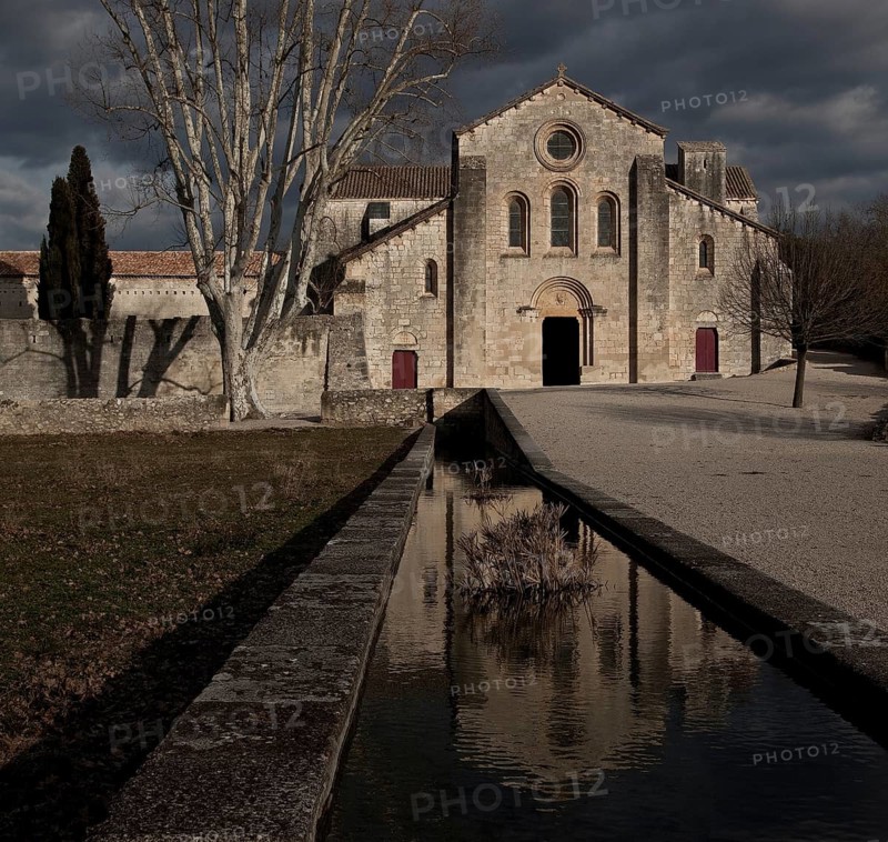 Cistercian monastery founded in 1144, church built 1175-1220, view from west, St., Sankt, Saint