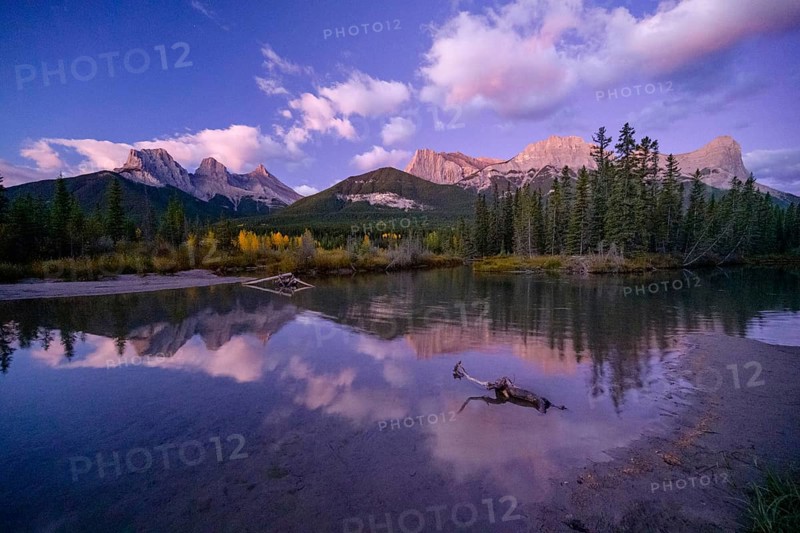 The Three Sisters Alberta Bannf National Park