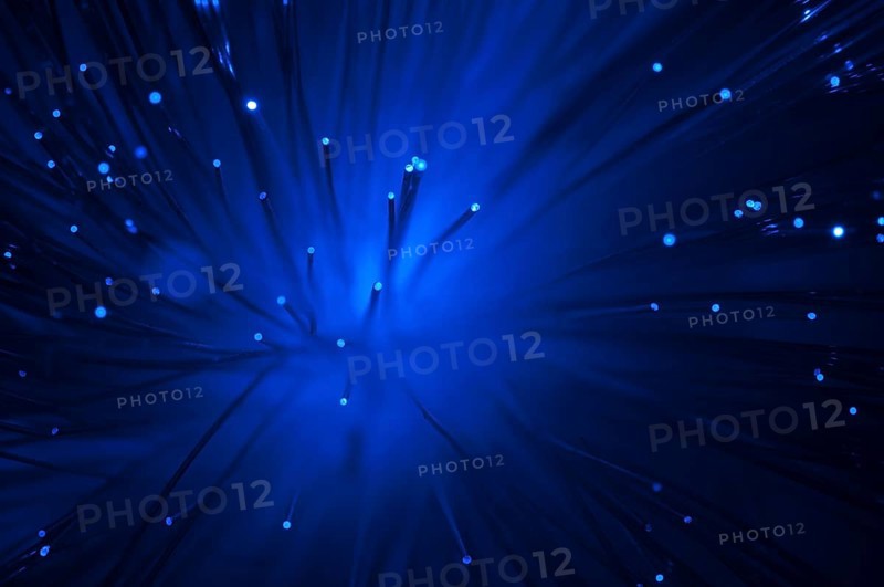 Blue colors optical fibers