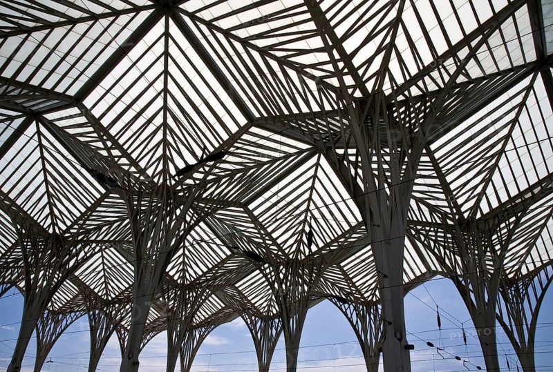 Lisbon, East railway station by Santiago Calatrava 1998