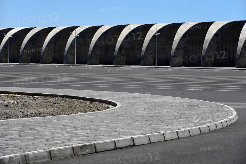 New terminal at the harbour, Puerto de Tazacorte, La Palma, Canary Islands, Atlantic Ocean, Atlantic Ocean, Spain, Europe