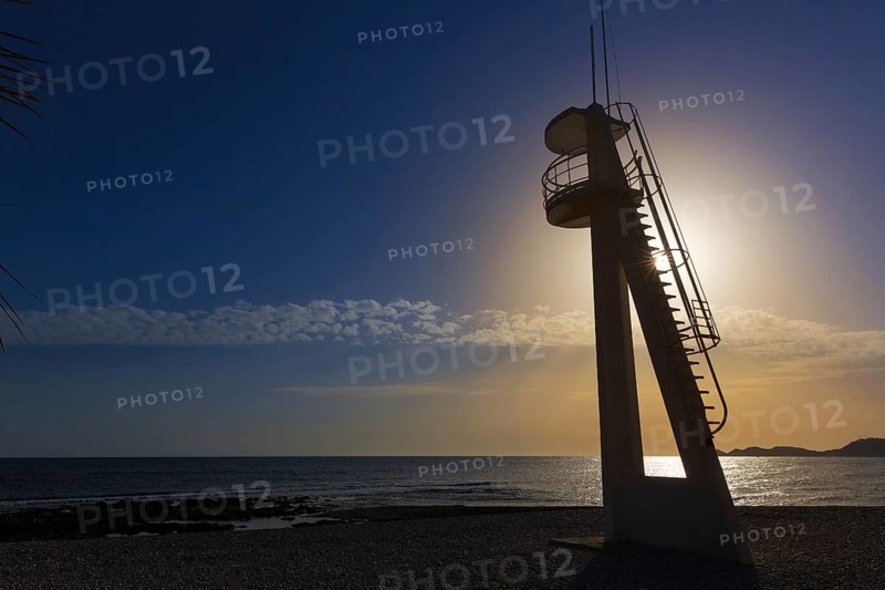 Javea Xabia playa Benissero beach Muntanyar in Alicante at Mediterranean spain