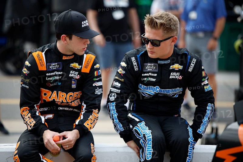 NASCAR Xfinity Series Driver, Derek Kraus (11) gets ready to take to the track to practice for the Food City 300 at the Bristol Motor Speedway in Bristol TN