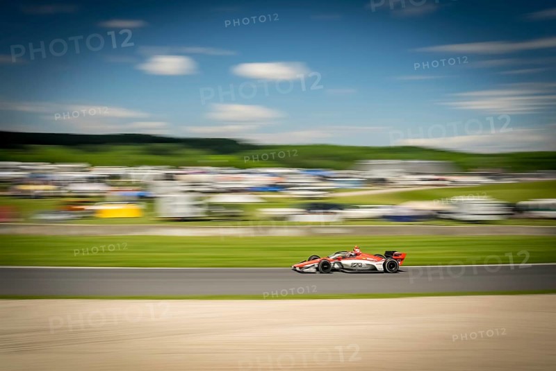 LUCA GHIOTTO (R) (51) of Arzignano, Italy practices for the XPEL Grand Prix at Road America in Elkhart Lake, WI