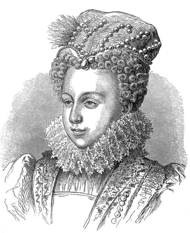 Margaret of Valois, 1553 – 1615, a French princess of the Valois dynasty, queen consort of Navarre and France