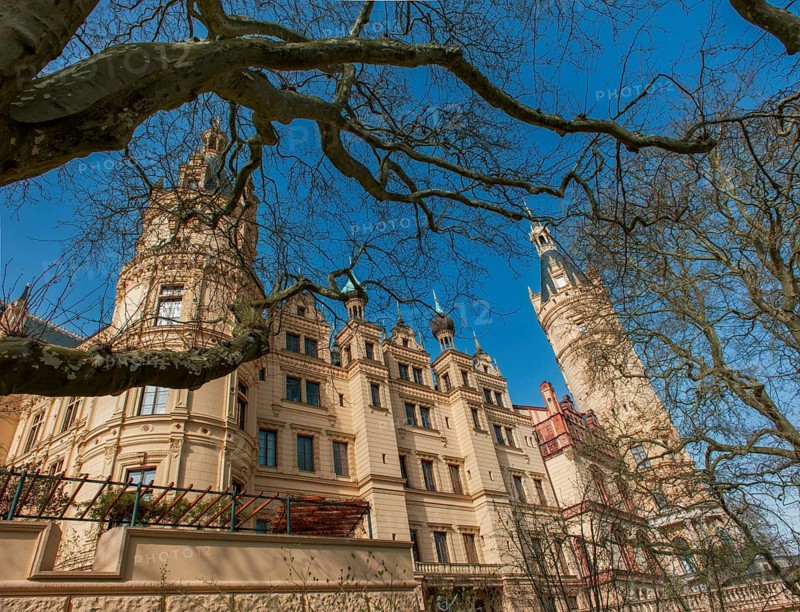 Schwerin Castle, seat of the state parliament of Mecklenburg-Vorpommern, Schwerin, Mecklenburg-Vorpommern, Germany, Europe